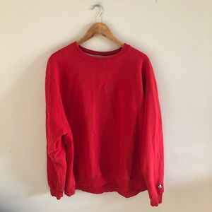 red CHAMPION sweater / sweatshirt, size XXL